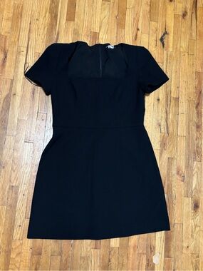 French Connection Black Short Sleeve Mini Dress